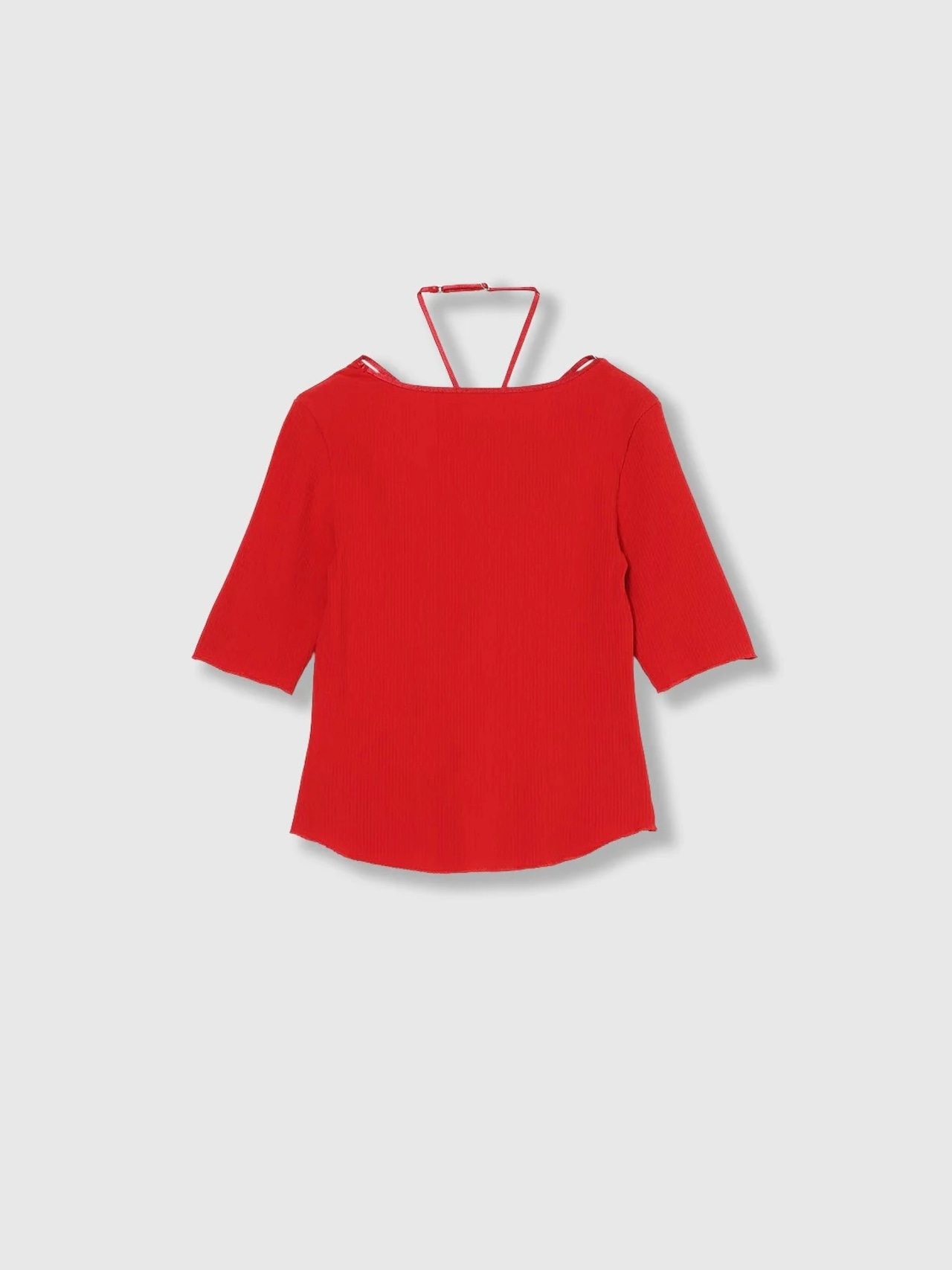【26SS】THINGS THAT MATTER シングスザットマター / リブトップス / CHOKER STRAP SQUARE TOPS - 11