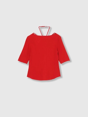 【26SS】THINGS THAT MATTER シングスザットマター / リブトップス / CHOKER STRAP SQUARE TOPS