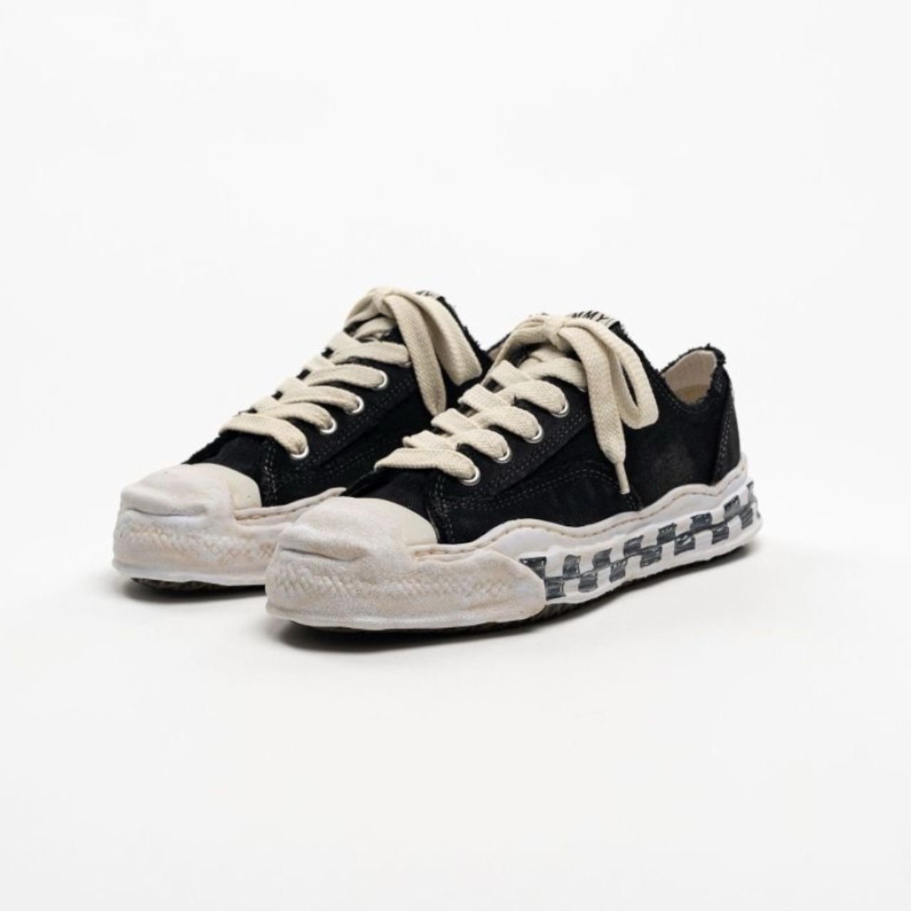【Maison MIHARA YASUHIRO】HANK GRAFFITI SOLE LOW-TOP SNEAKERS - 9