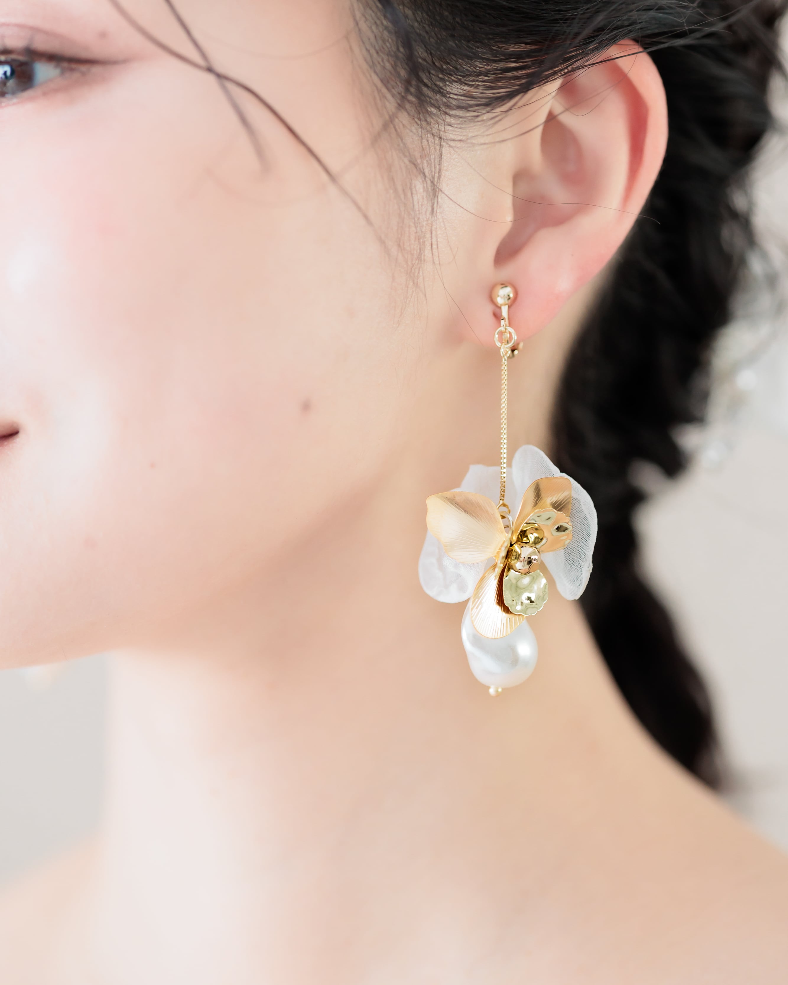 ブライダルイヤリング/ピアス【AE2505-18】 | ブライダルアクセサリー