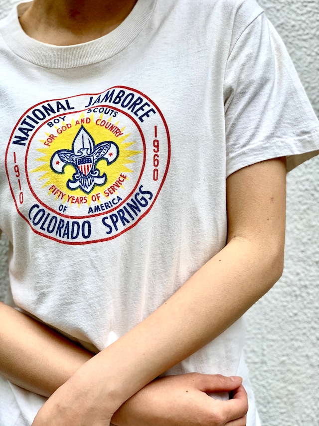 50’s−60’s vintage “s/s t-shirts” “BOY SCOUTS” “COLORADO SPRINGS” “OFFICIAL”
