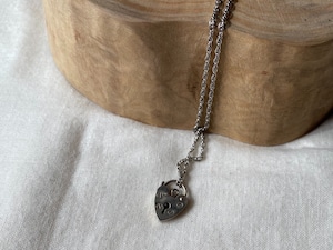 〈vintage silver925〉padlock necklace
