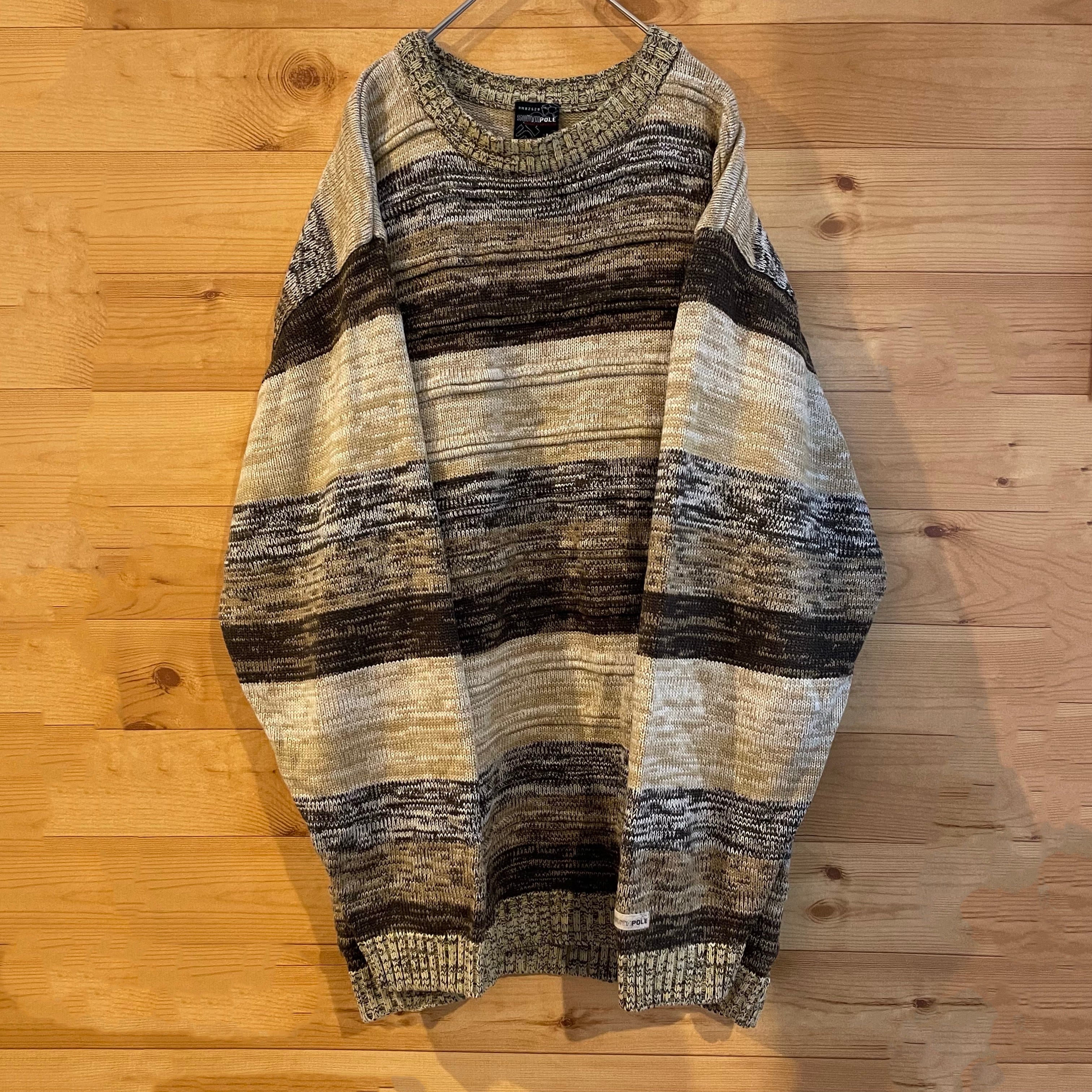 ビジネスバック 韓国製 korea design スウェット ボーダー 古着