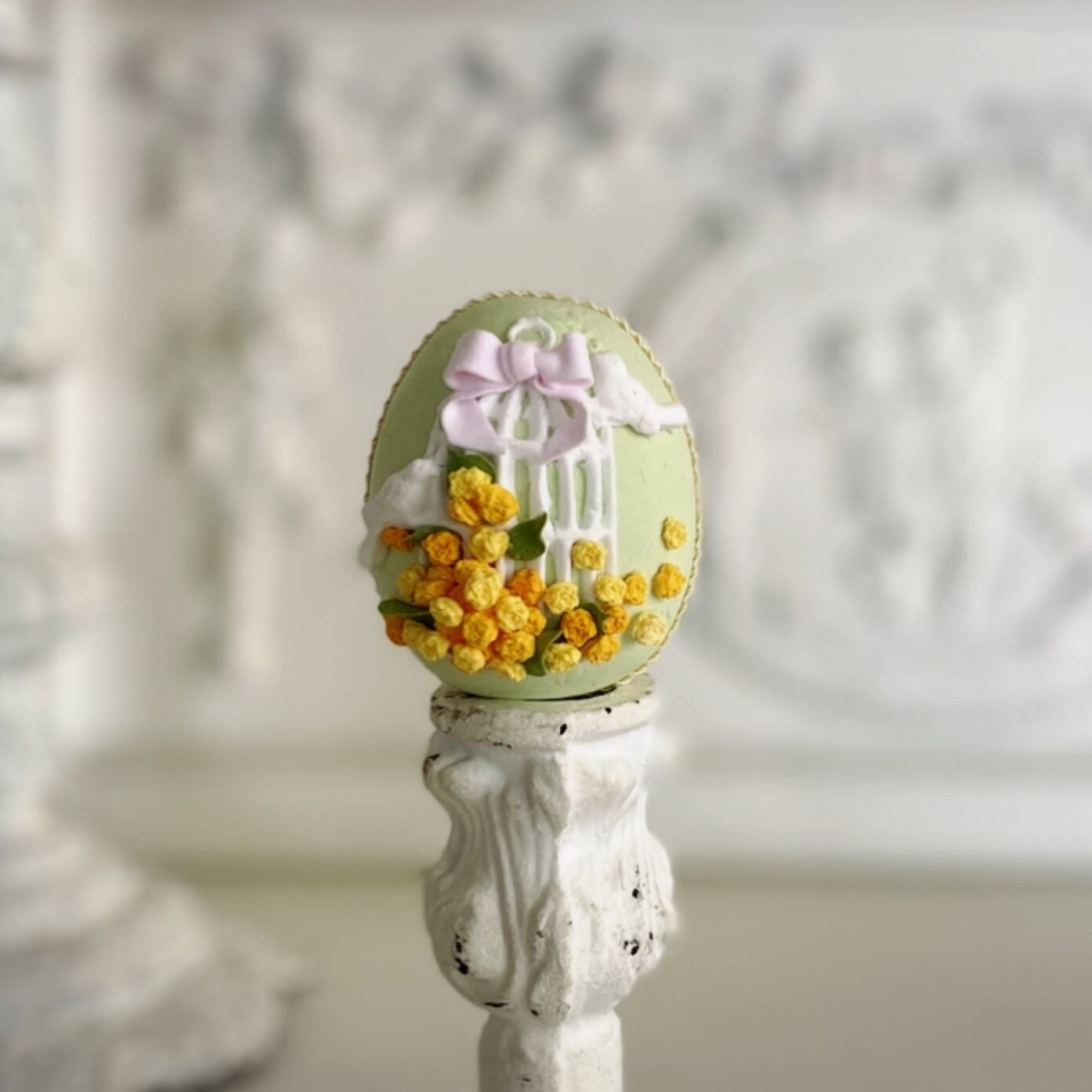 イースターエッグ*すずらんリボン* Easter egg*Muguet Ribbon