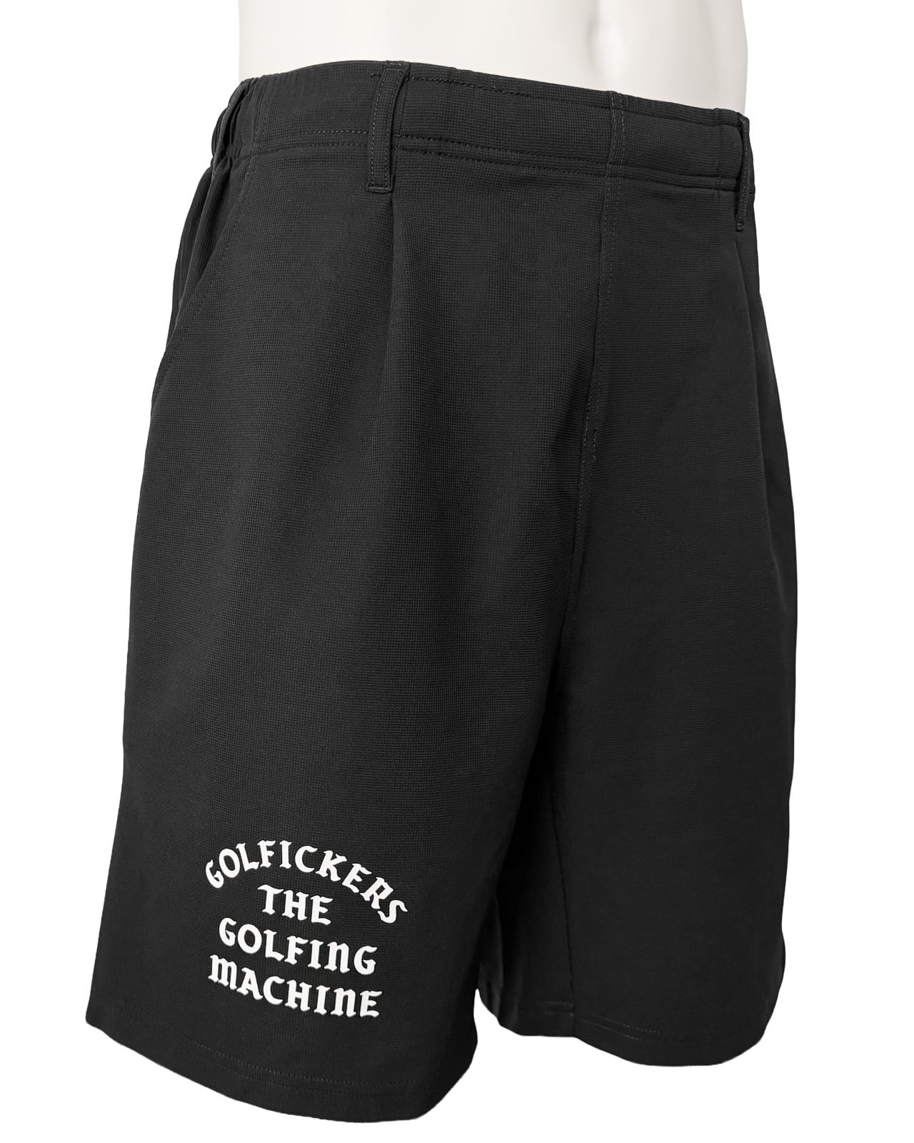 HOLE 673] UVカット & COOL ハーフパンツ -Black- | Golfickers