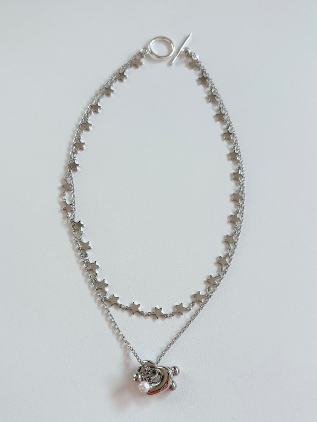 2 line body pierce necklace