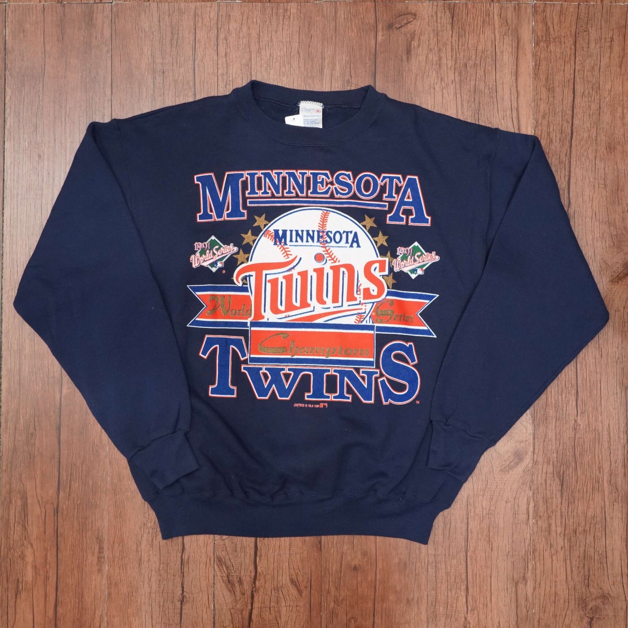 90s 1991 minnesota twins ミネソタ ツインズ M/usa製 スウェット MLB 