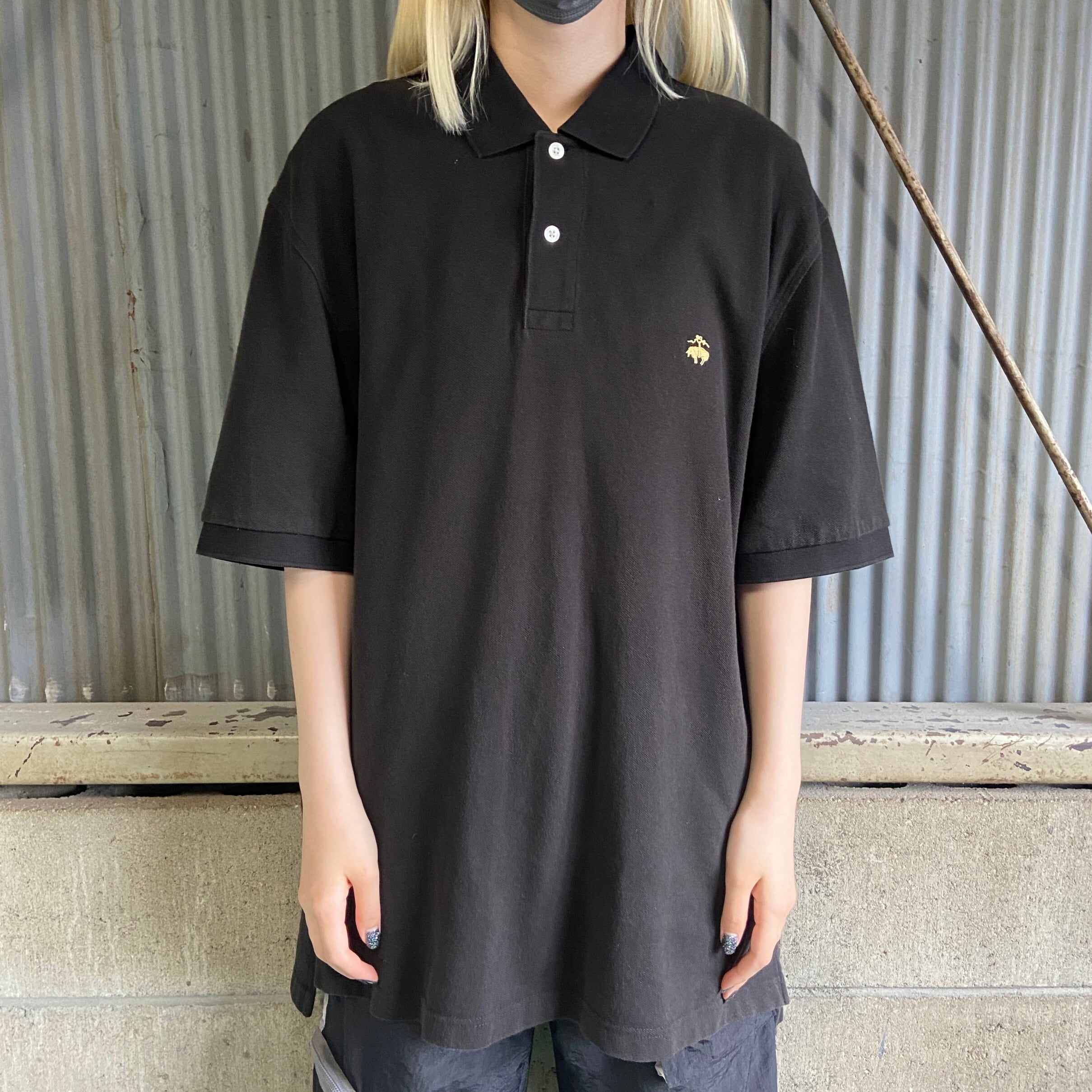 90年代 Brooks Brothers 346 ブルックスブラザーズ 鹿の子 ポロシャツ 