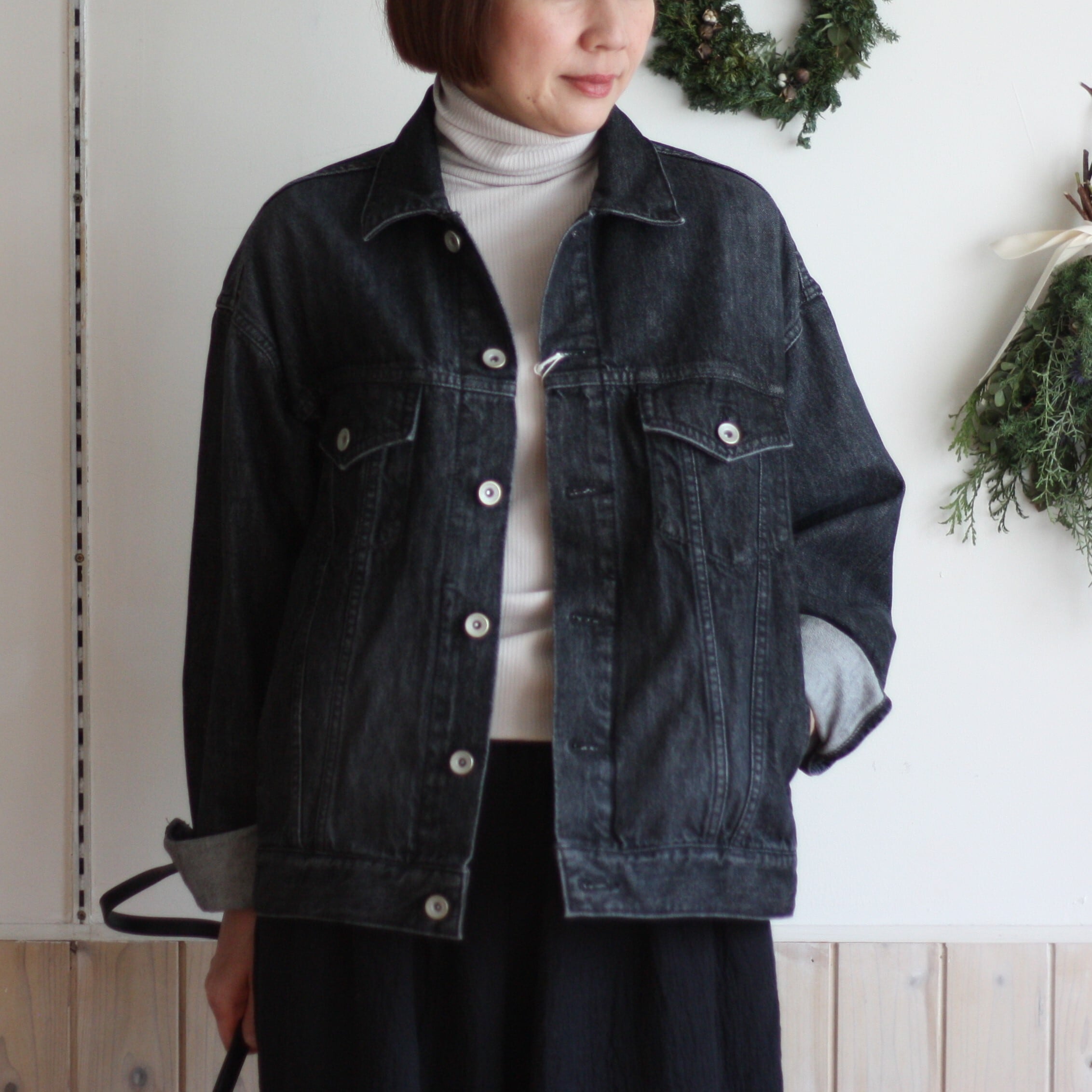 R&D.M.Co- オールドマンズテーラー オーバーサイズトラッカー