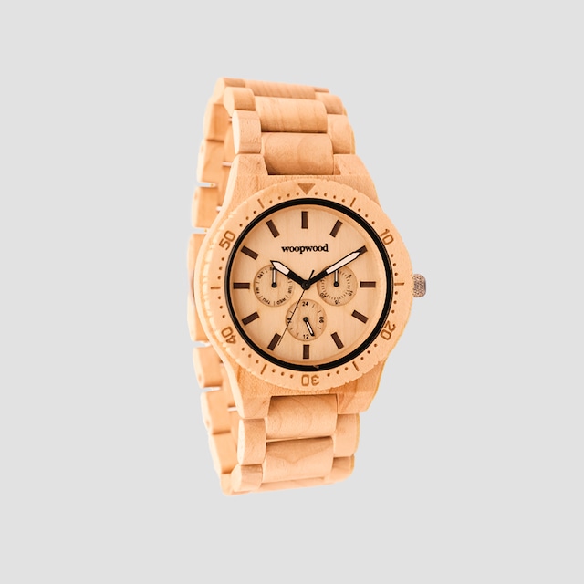 木製腕時計　”UKA”【KAEDE】