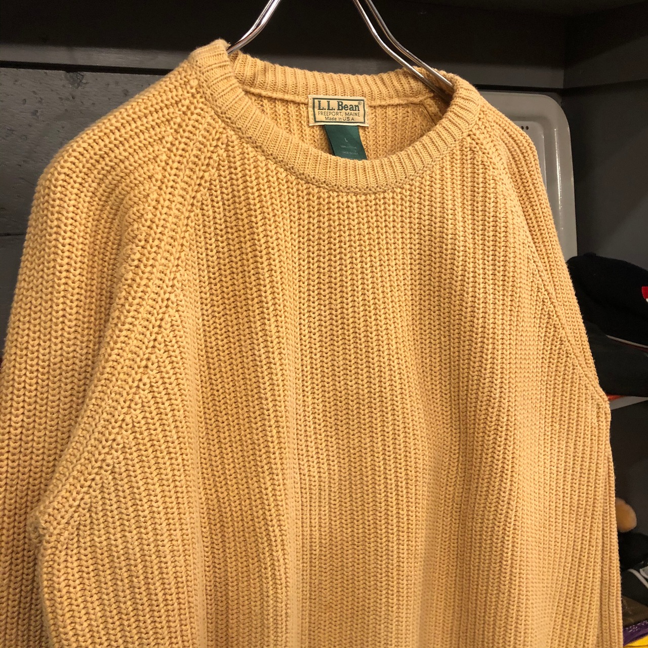 80s L.L.Bean Cotton Knit Sweater | VOSTOK