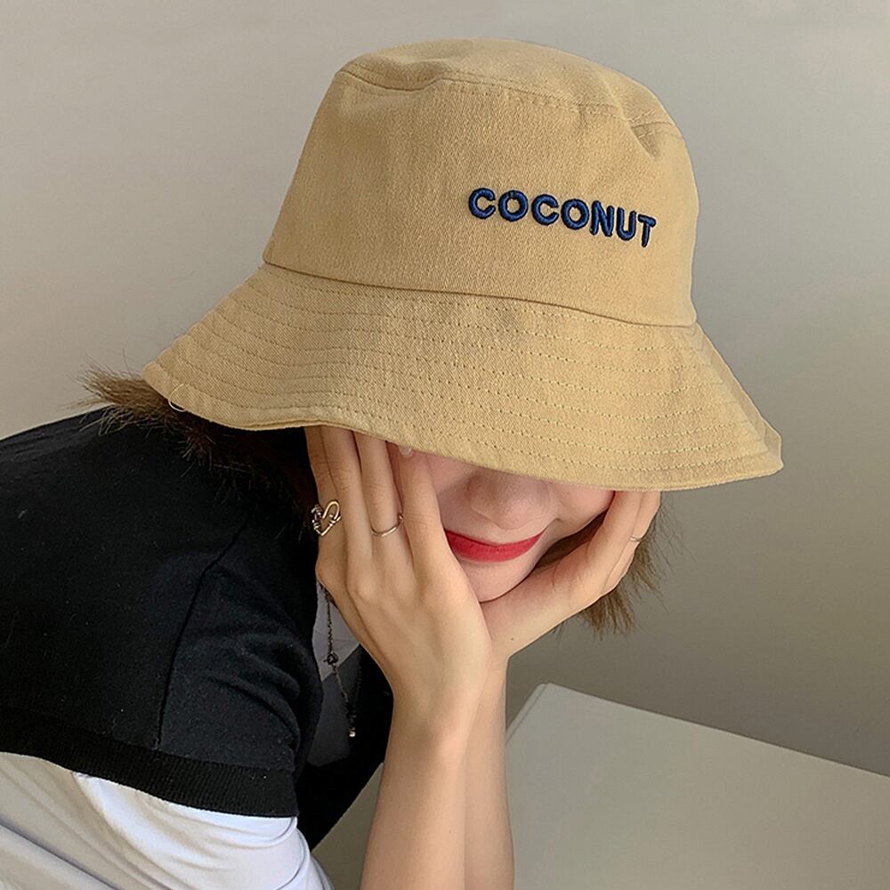 刺繍ロゴ バケットハット レディース メンズ 韓国 春夏秋 大人 きれいめ かわいい カジュアル シンプル UV対策 速乾性 通気性 大人可愛い 大人女子