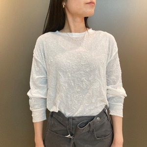 Dessin de Mode【デッサン ド モード】 ロングスリーブTシャツ(キャッチワッシャー) (20DCT-094CW/SIZE1)