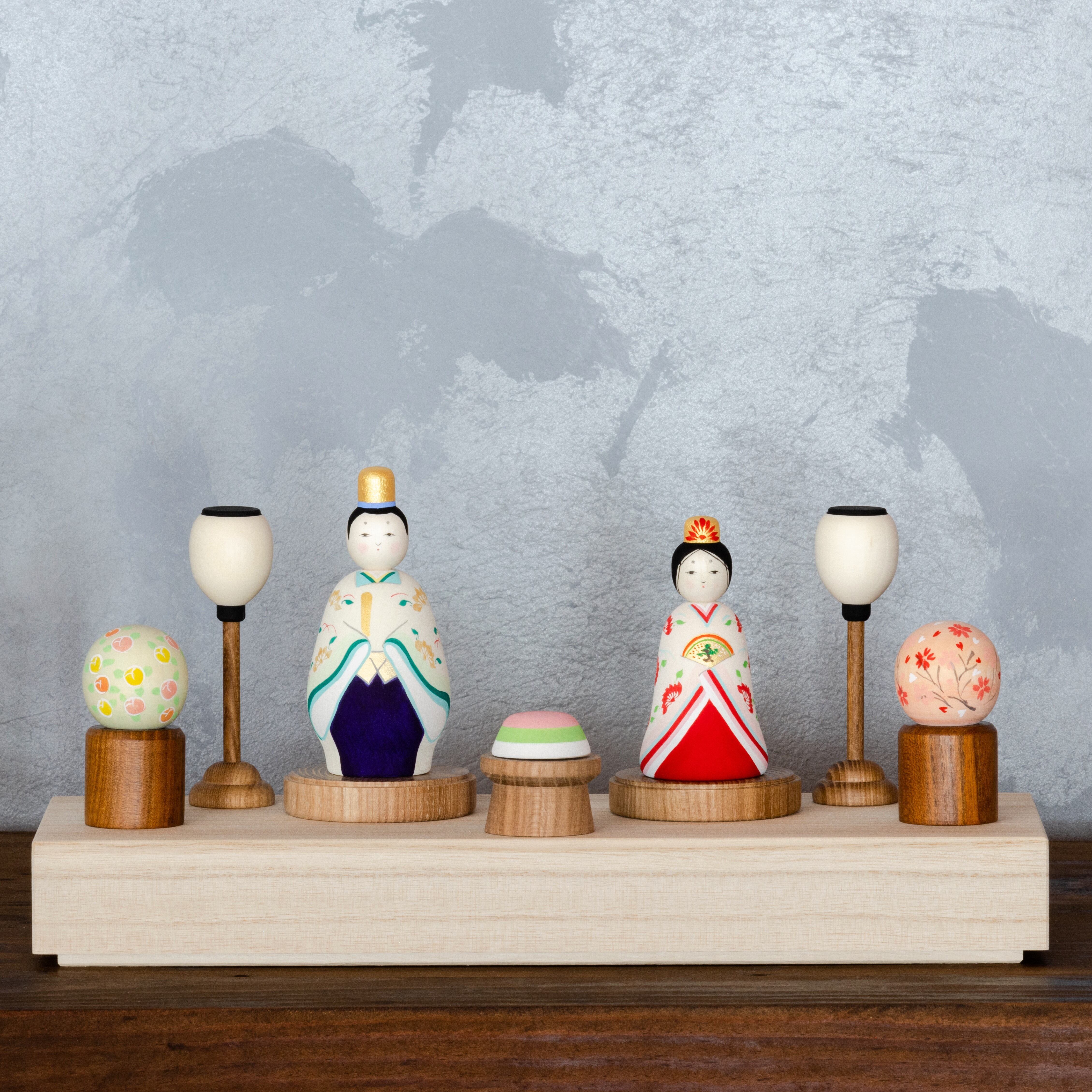 最終値下げ昭和レトロ石原日出男木製こけし大小セット