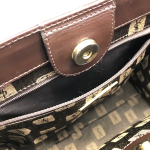Yves Saint Laurent イヴ・サンローラン ハンドバッグ ブラウン YSL 