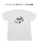 【スバル インプレッサ WRX STI GDB 前期】イラスト入りTシャツ 車好き 納車祝い プレゼント グッズ カスタム【送料無料】