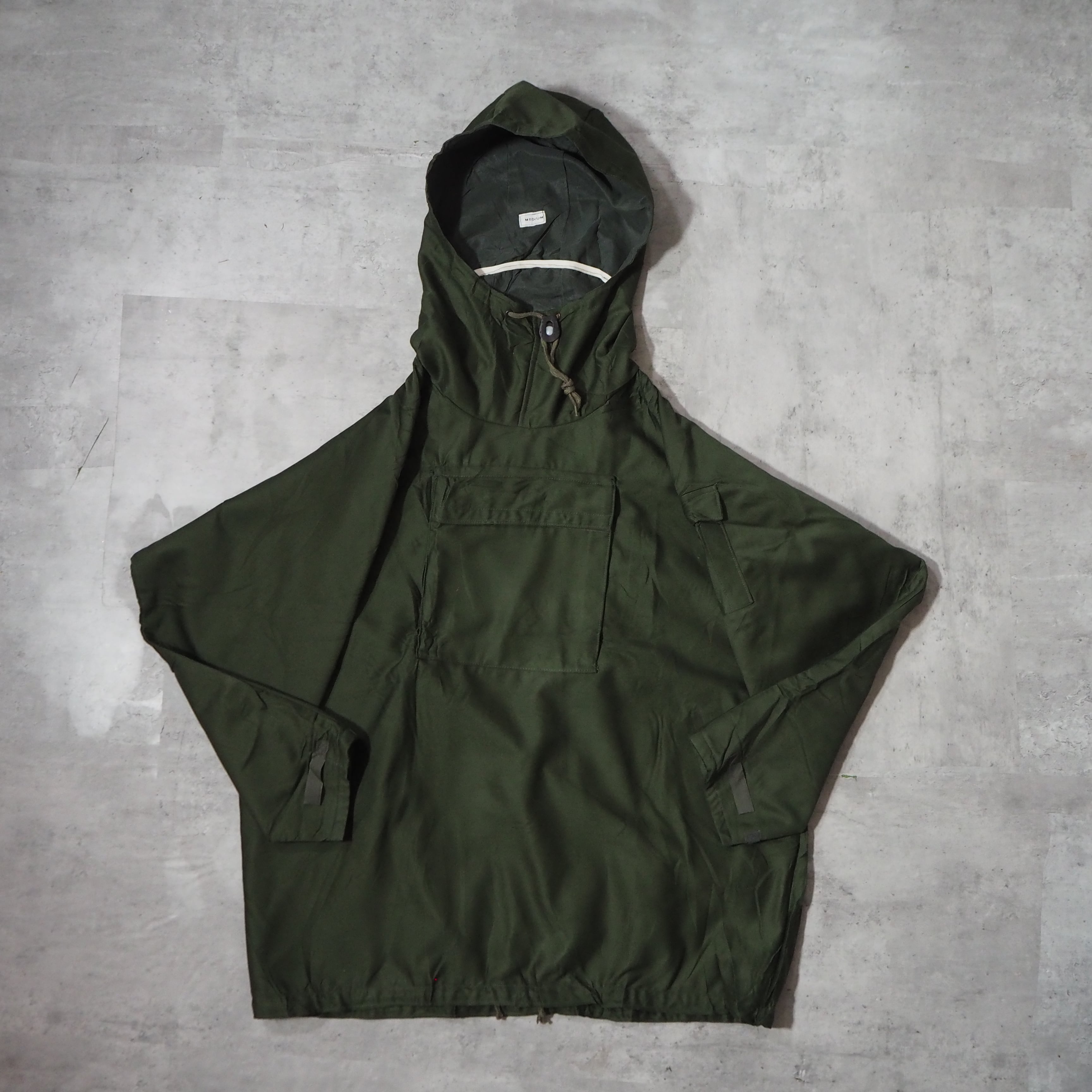 70s “ belgian army” dead stock!!! chemical protective smock parka