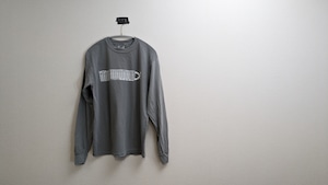 Shuffle This Album! Garment Dyed Long Sleeve T-Shirt (Gray)