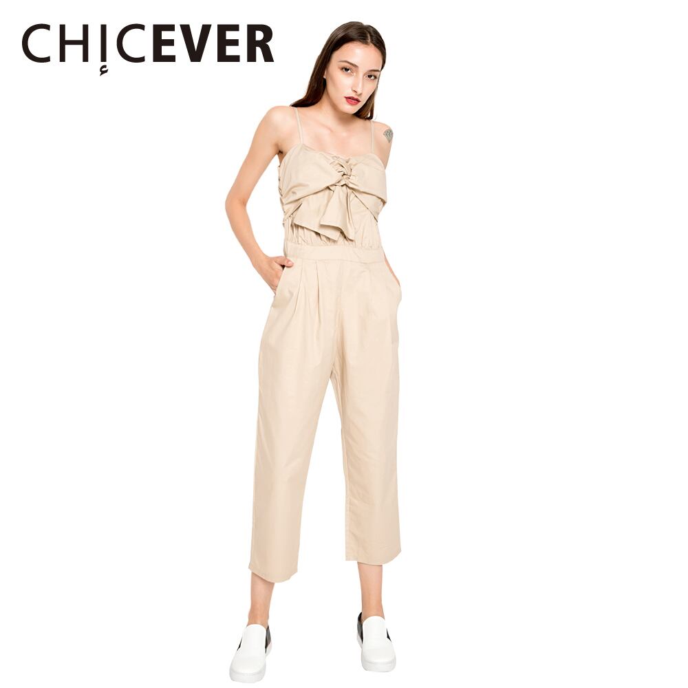 CHICEVERサマーチューブトップスセクシーオフショルダーバルテウスレディースジャンプスーツパンツレディース足首丈パンツ服 夏物 6base570412953645