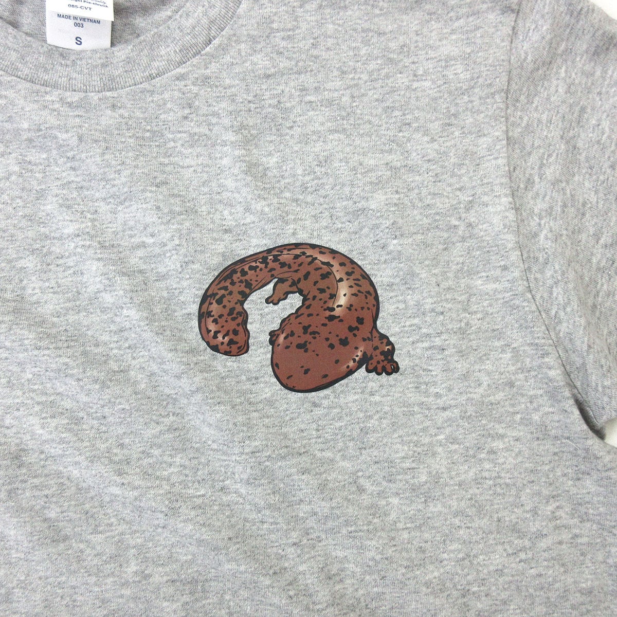 選べる リアル オオサンショウウオ Tシャツ am97 アニマル 両生類 特別天然記念物