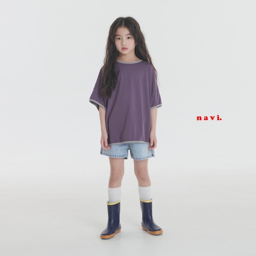 【予約】NAVI デニムショートパンツ 100~170