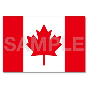 世界の国旗ポストカード ＜アメリカ＞ カナダ Flags of the world POST CARD ＜America＞ Canada