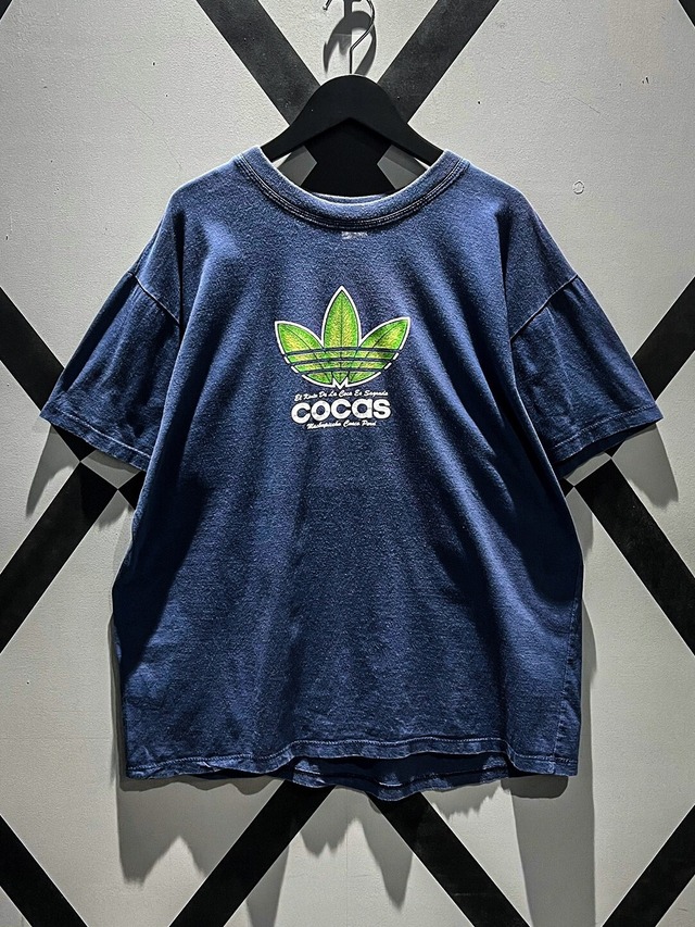 【X VINTAGE】Weed Motif Print Design T-Shirt