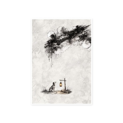 A4|Dalmetian, Lantern(フレームなし)