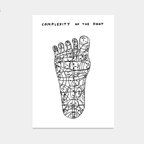 POSTER: DAVID SHRIGLEY: Complexity of the Foot