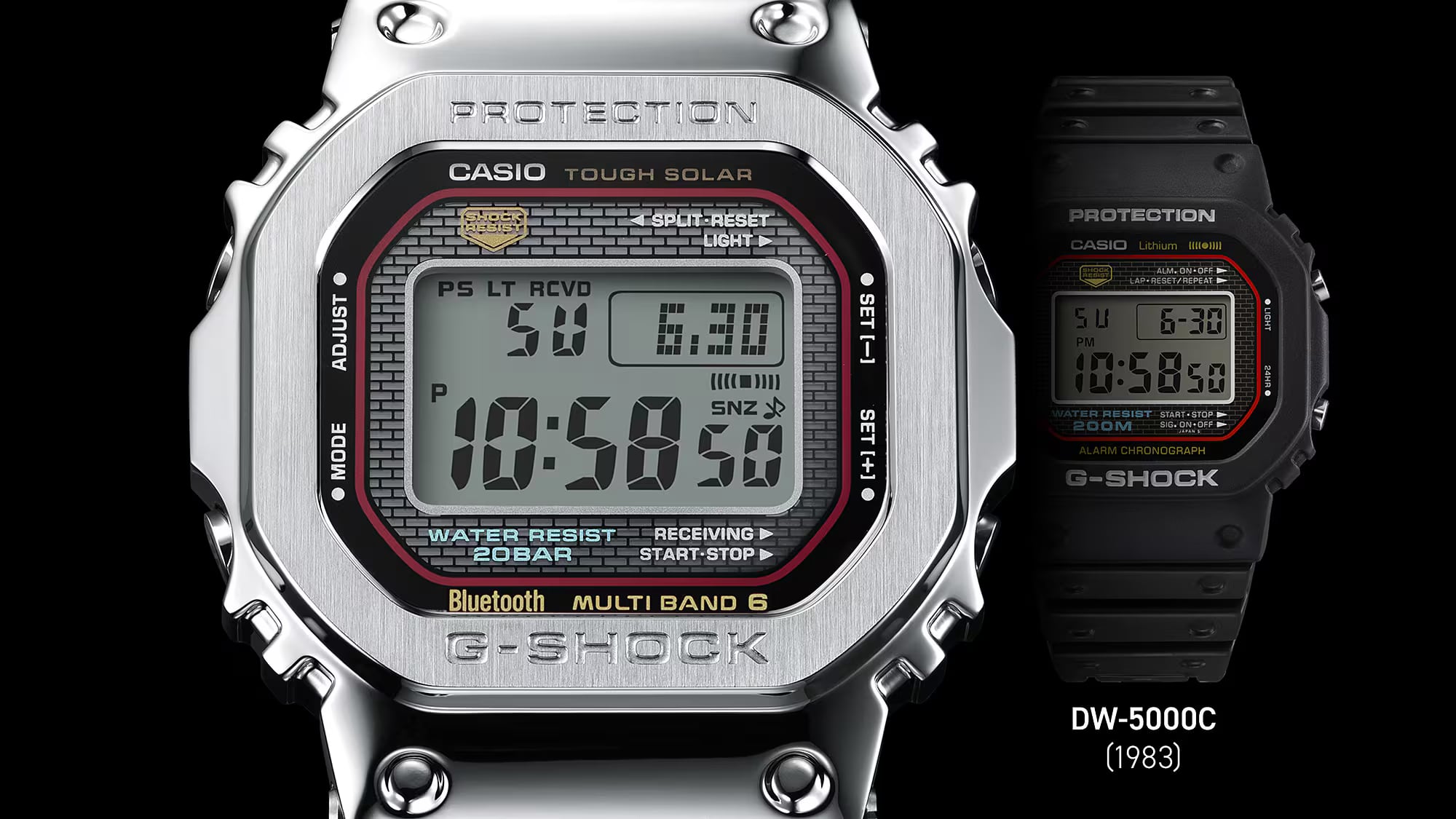 G-SHOCK フルメタルシルバー GMW-B5000D-1JF CASIO GMW-B5000D-1JF 