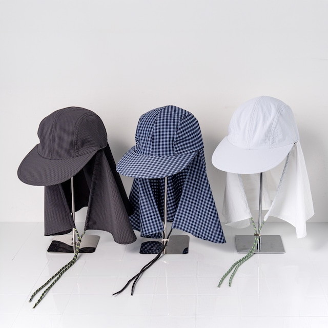 4panel CAP. withシェード. 軽量撥水防シワ