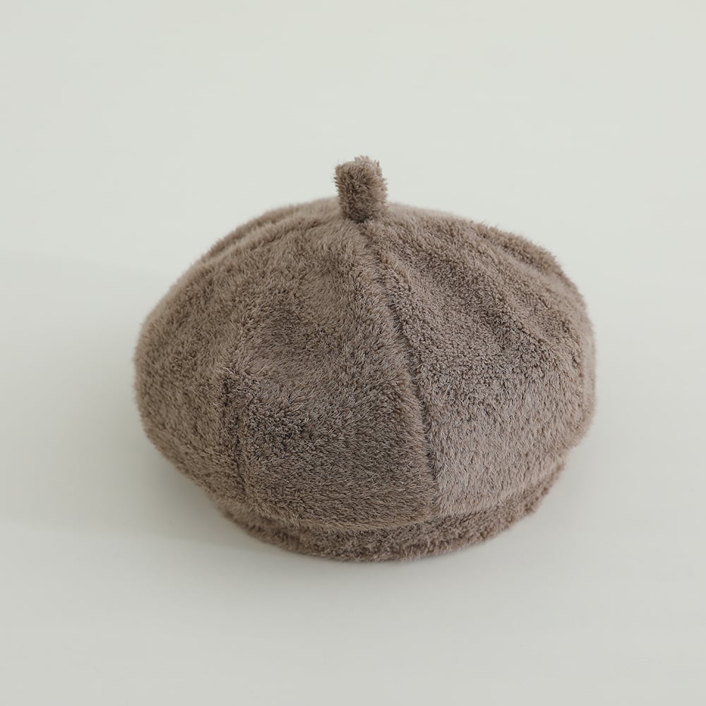 もこもこベレー帽