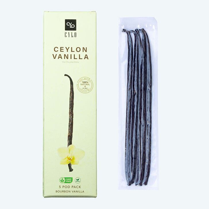 CYLO セイロン バーボン バニラ ビーンズ 5本 Ceylon Bourbon Vanilla