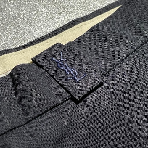 00s Yves Saint Laurent black slacks 詳細写真5