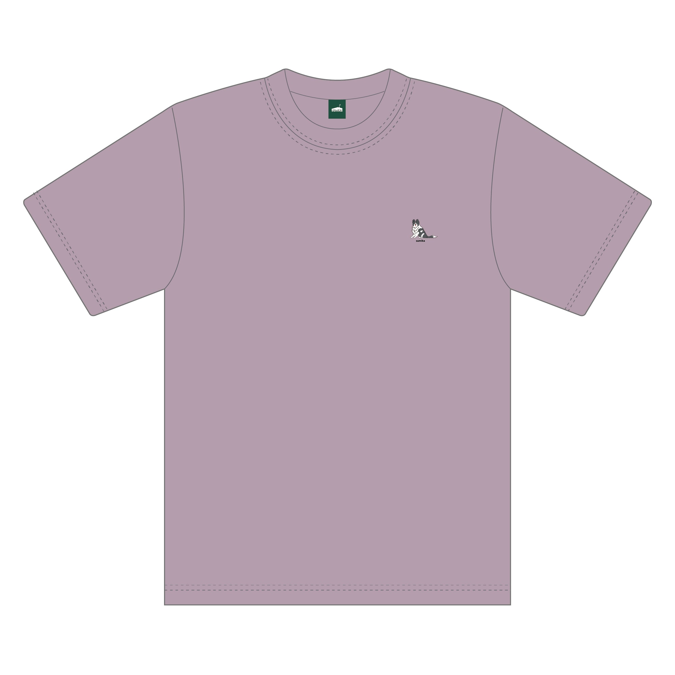 sumika / いろは刺繍Tシャツ（アイリス）