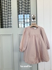 韓国子供服 / 26Autumn / 〖取寄〗ko and ko / パンプキンワンピース / ベビー服 / キッズ服 *XXS~L*