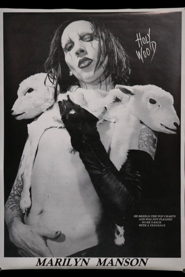 Marilyn Manson Y2K "Lamb of God" poster