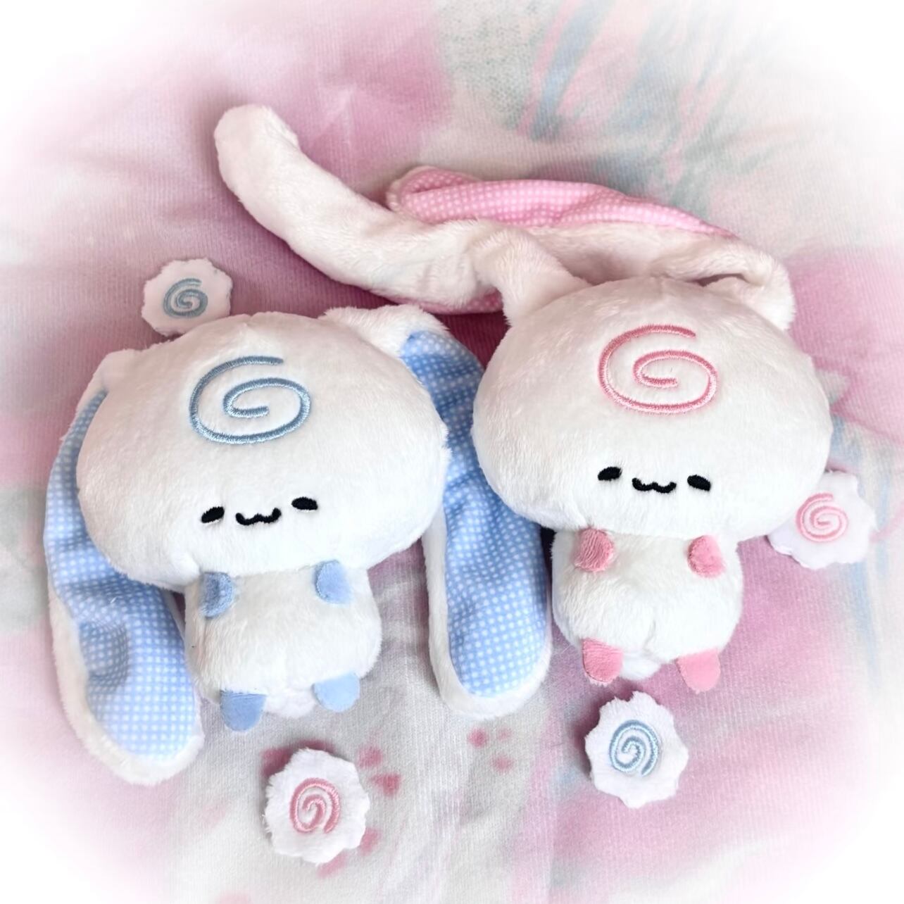 ✿10cm✿魚板兎 骨なし海外ぬいぐるみかわいい無属性cotton doll 綿