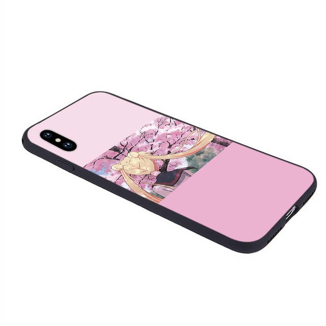 Iphoneケース 美少女戦士セーラームーン 月野うさぎ と桜 アイフォンカバー Yukicase
