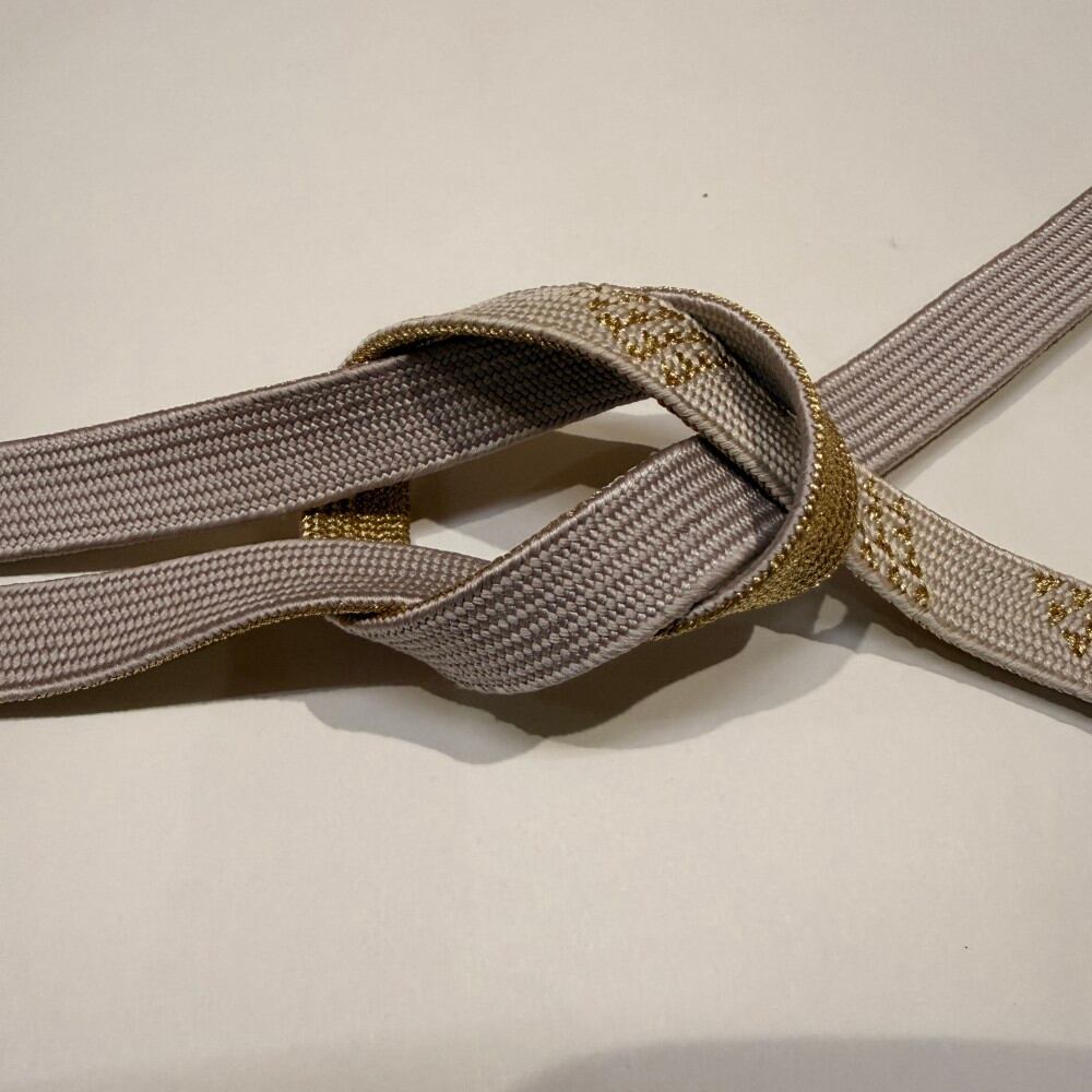 帯締め 新品 帯締め 帯〆 高麗組 手組み帯締め 平組 ベージュ 礼装用 訪問着 色無地 正絹 絹100% 和装小物 6520