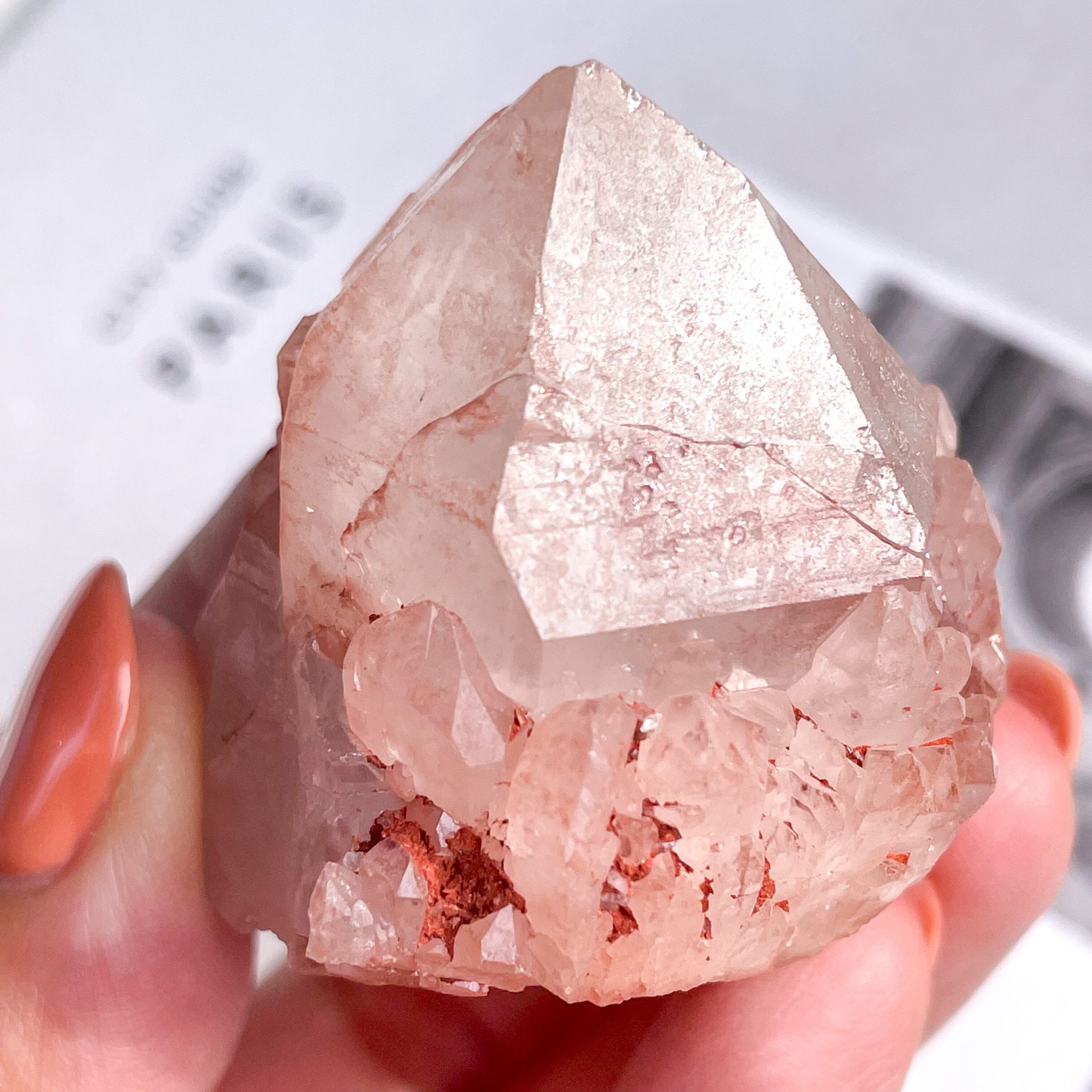 ピンクキャンドルクォーツ　原石　マダガスカル産　天然石 Pink Candle Quartz 2 ✧ ピンクキャンドルクォーツ | FLUXY - 天然石