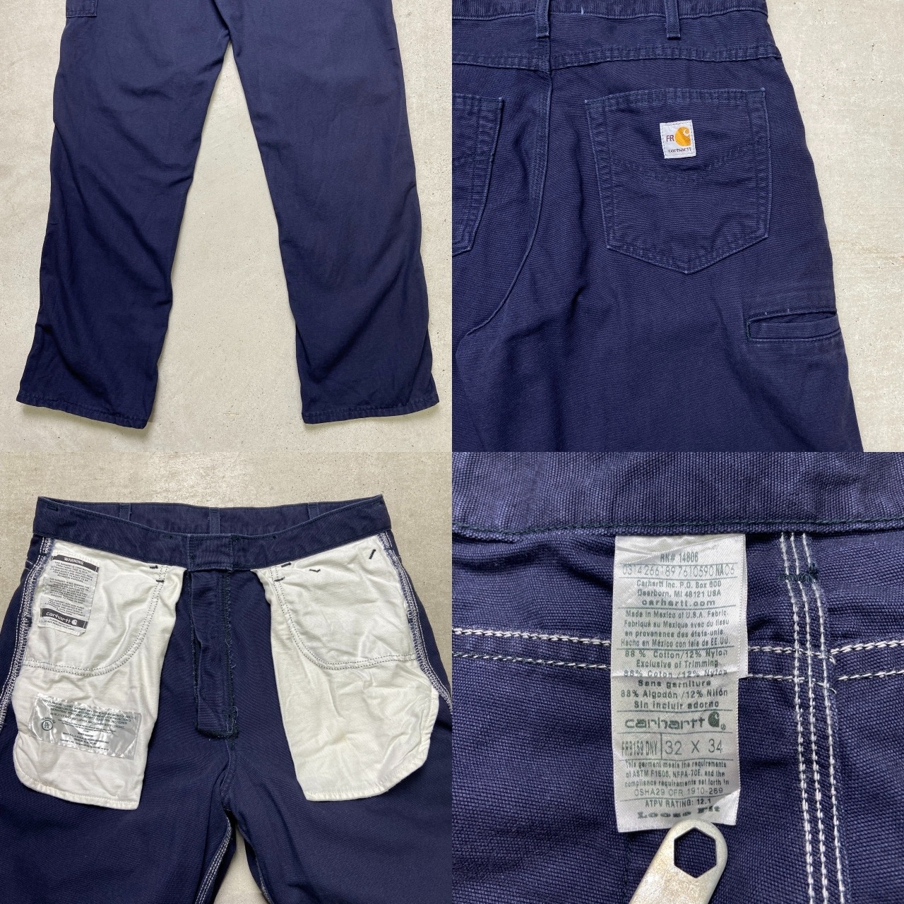 Carhartt カーハート FRB159 Loose Fit ワークパンツ メンズW32 古着 