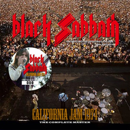 NEW  BLACK SABBATH CALIFORNIA JAM 1974: THE COMPLETE MASTER 1CDR+1DVDR Free Shipping