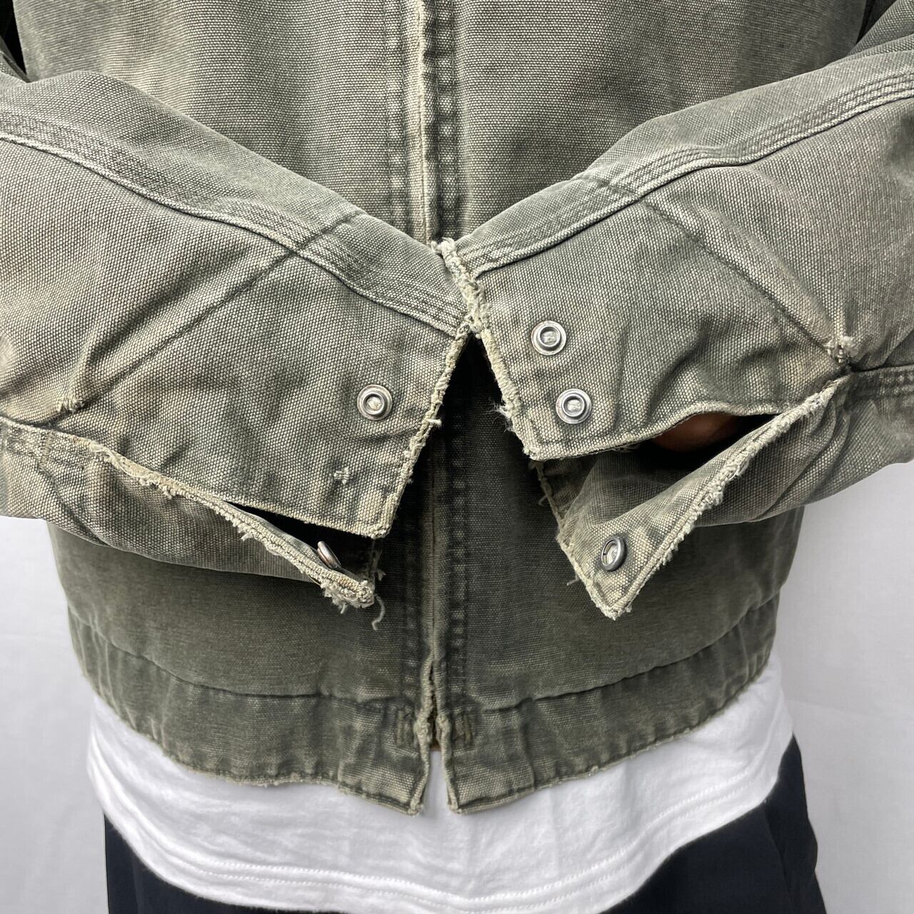 90s　パーソンズ　マルチポケット・頑丈なダック生地を使用したワークジャケット 90s パーソンズ マルチポケット・頑丈なダック生地を使用した