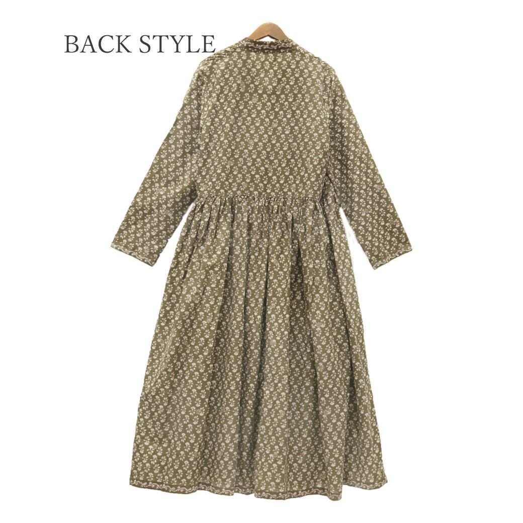 Maison De Soil メゾンドソイルflower Block Print Gathered Cache Coeur Dress 小花柄ギャザーカシュクールワンピース Nmds Provice