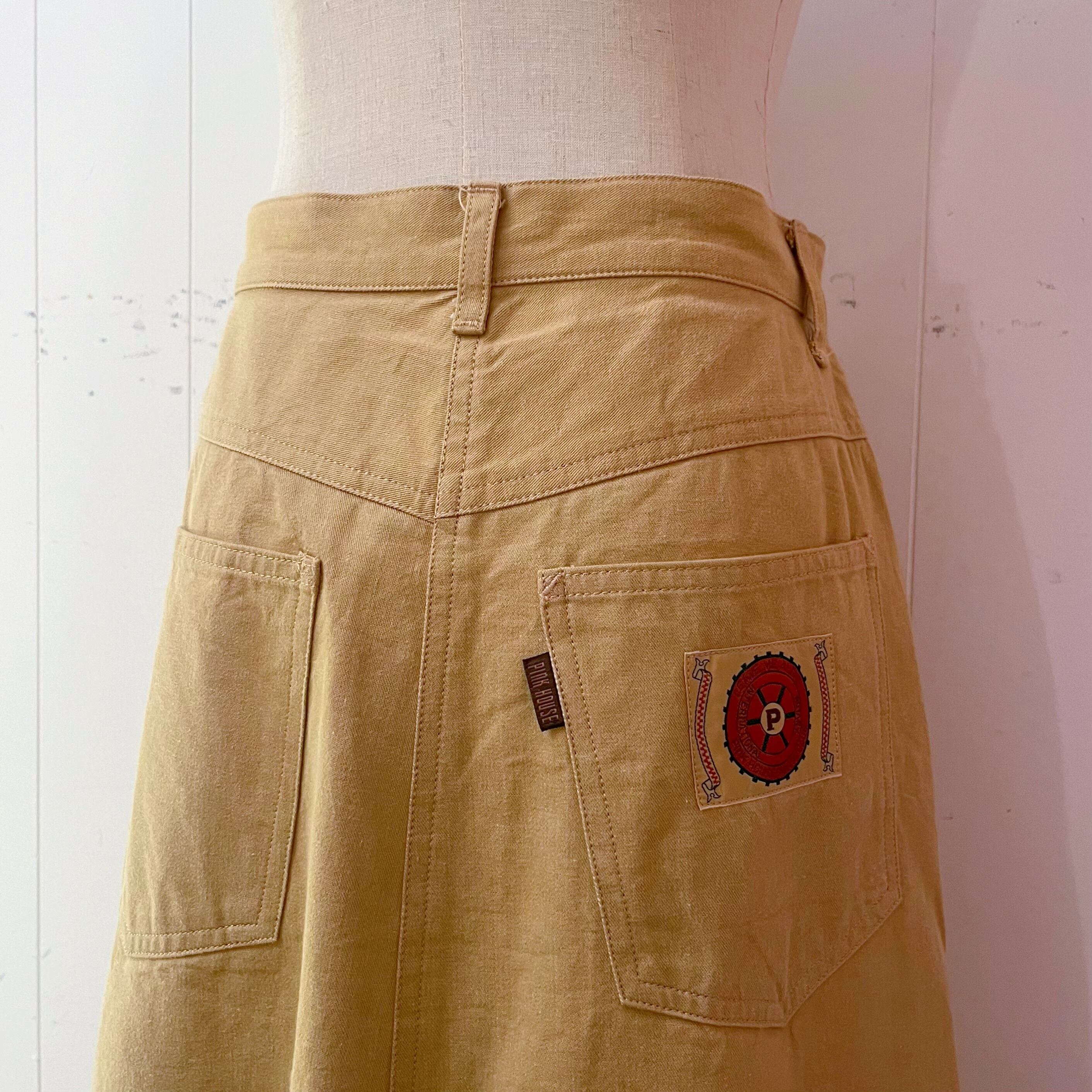 PINKHOUSE / wheel wappen long skirt