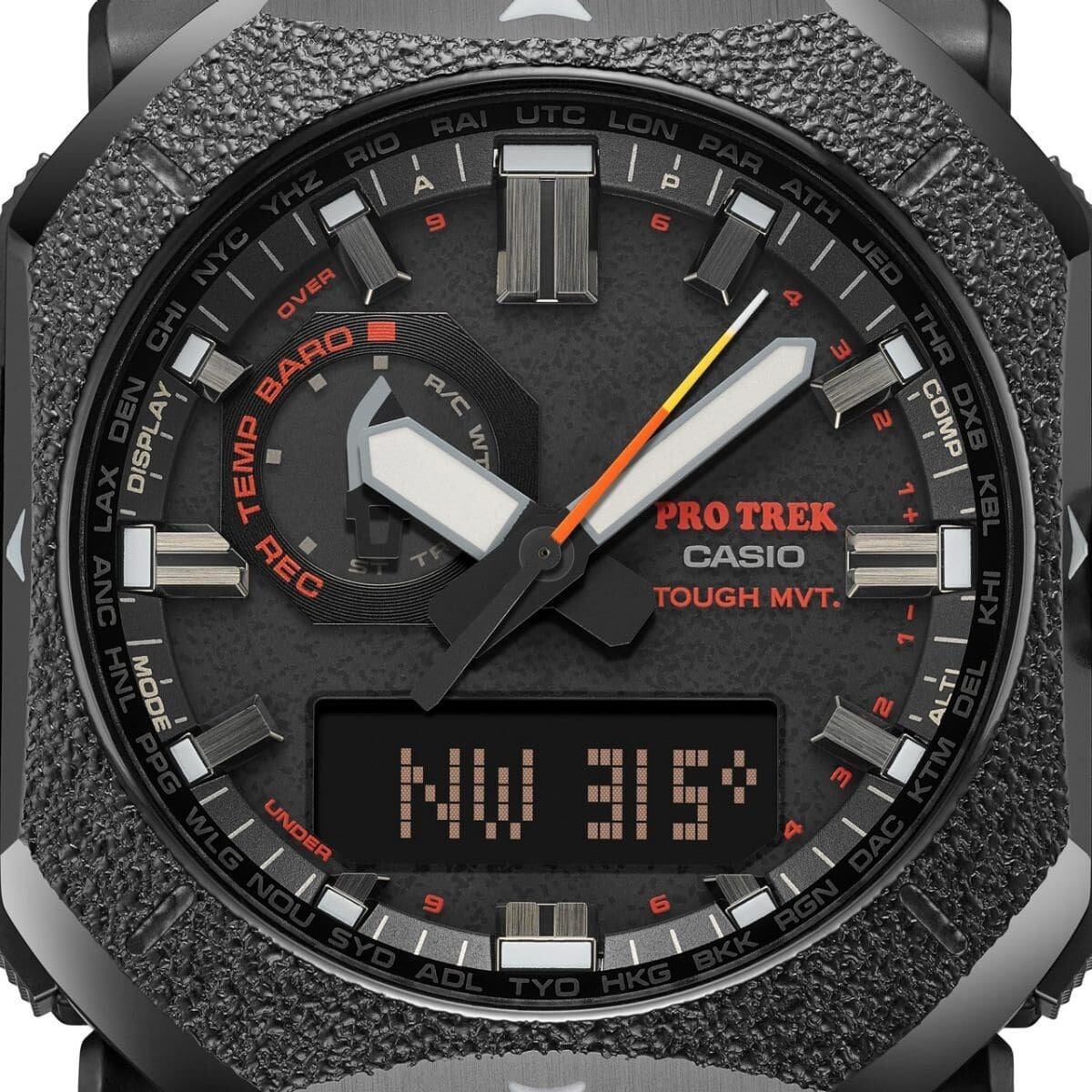 【美品】カシオ プロトレック PRW-6900BF-1JF 国内正規品 CASIO PRO TREK カシオ プロトレック トリプルセンサー