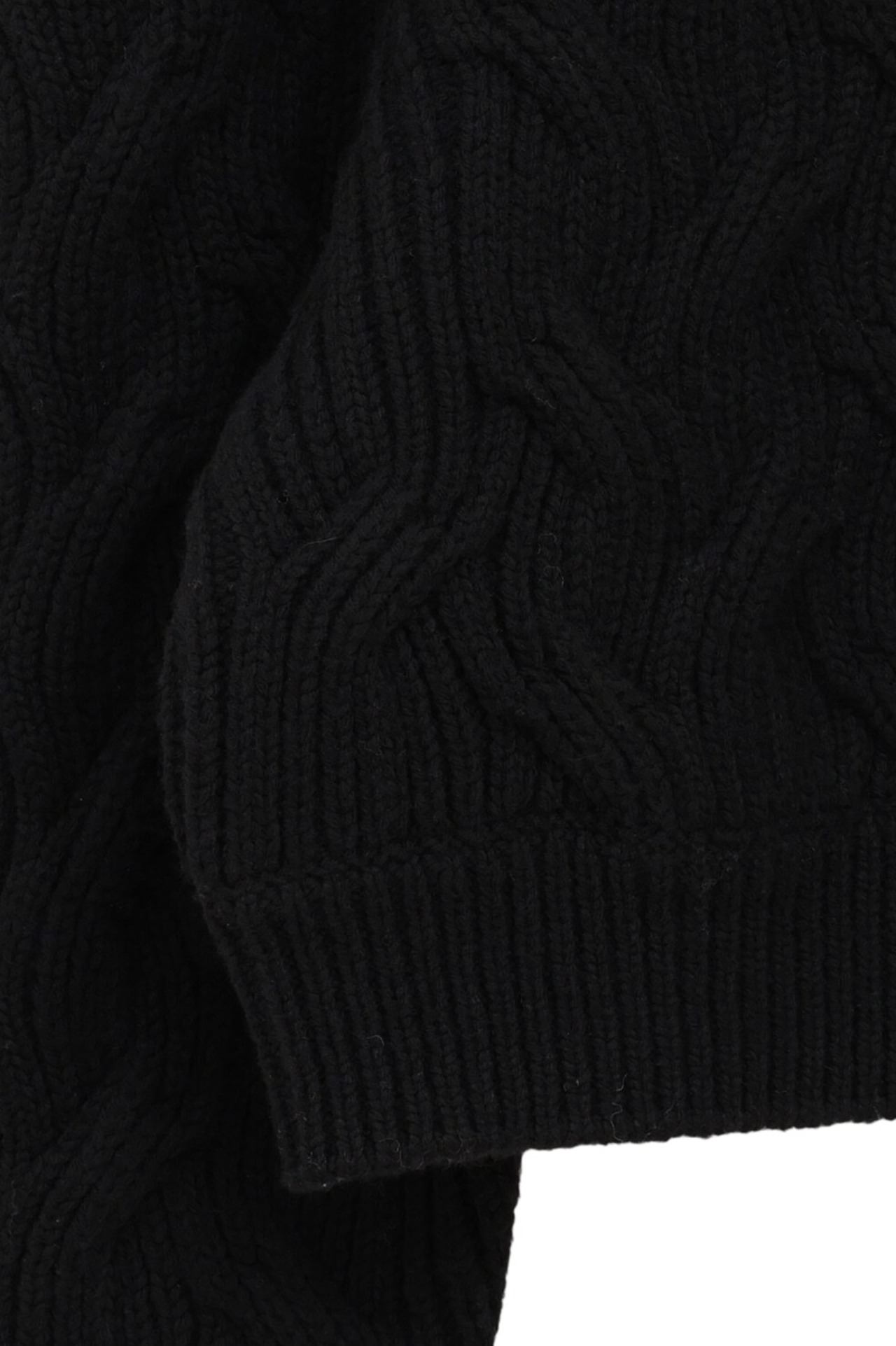 CLANE CABLE SHORT KNIT TOPS