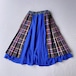 【SHINPIN×jane's vintage】Plaid and blue skirt