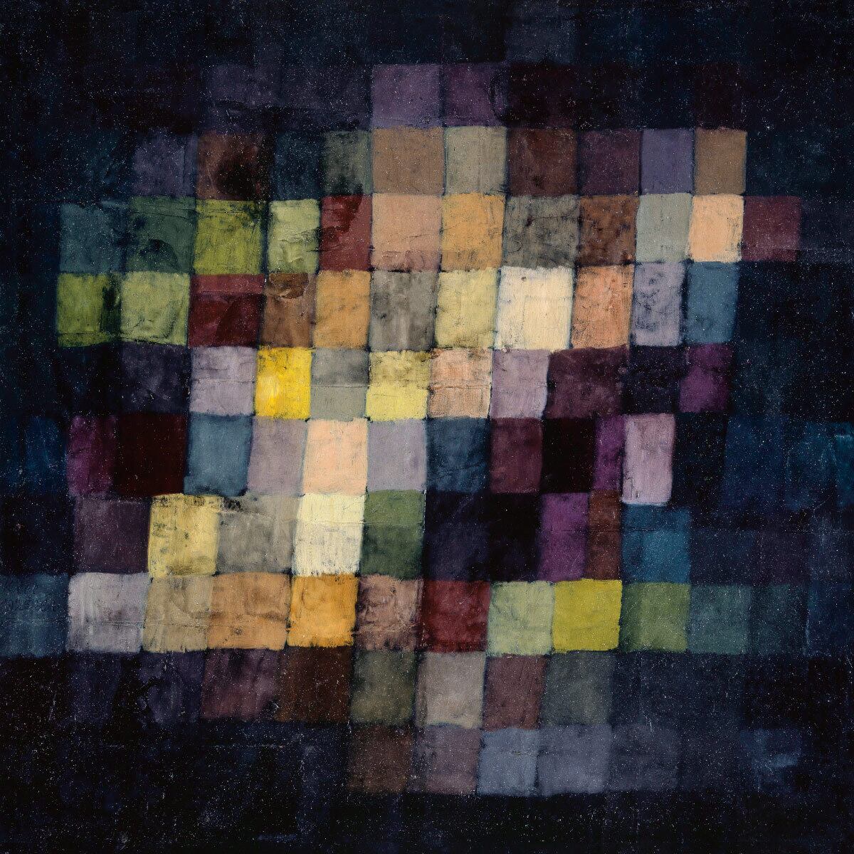 パウル・クレー 「New Harmony」額付 PAUL KLEE (パウル・クレー) | New Harmony, 1936 (natural frame
